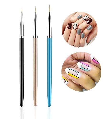 FULINJOY 5-Piece Dotting Pens with 3 Nail Painting Brushes – Nail Art Design Tools Set - görsel 6
