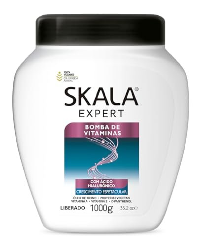 SKALA Expert Bomba de Vitaminas SOS Fortalecimento dos Fios - Brazilian Hair Vitamin Treatment, 35.2 oz - görsel 3