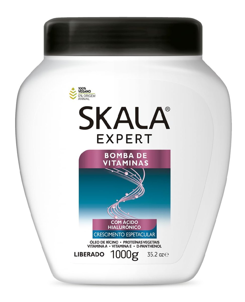 SKALA Expert Bomba de Vitaminas SOS Fortalecimento dos Fios - Brazilian Hair Vitamin Treatment, 35.2 oz - görsel 1