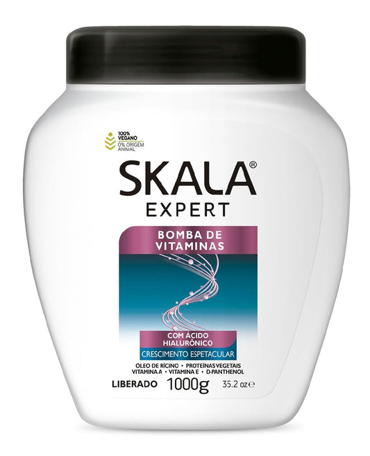 SKALA Expert Bomba de Vitaminas SOS Fortalecimento dos Fios - Brazilian Hair Vitamin Treatment, 35.2 oz