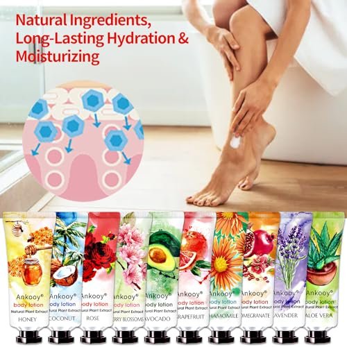 36 Pack Body Lotion for Women Dry Skin - Natural Travel Size Lotion with Shea Butter, Easter Basket Stuffers, Mothers Day Gifts for Mom, Teacher Appreciation Gifts, Nurse Week Gifts for Women, Coworkers Avelisse