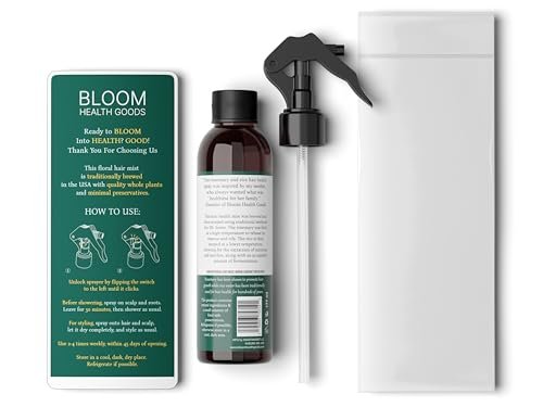 Rosemary & Fermented Rice Water Hair Growth Spray – Whole Plant Natural Ingredients for Strong, Healthy Hair (6 oz) - görsel 7