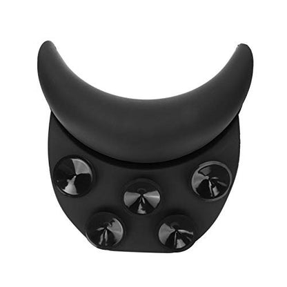 Curved Silicone Shampoo Bowl Neck Rest with Suction Cup - Ergonomic Hair Washing Pillow for Salon Sinks & Bathtubs