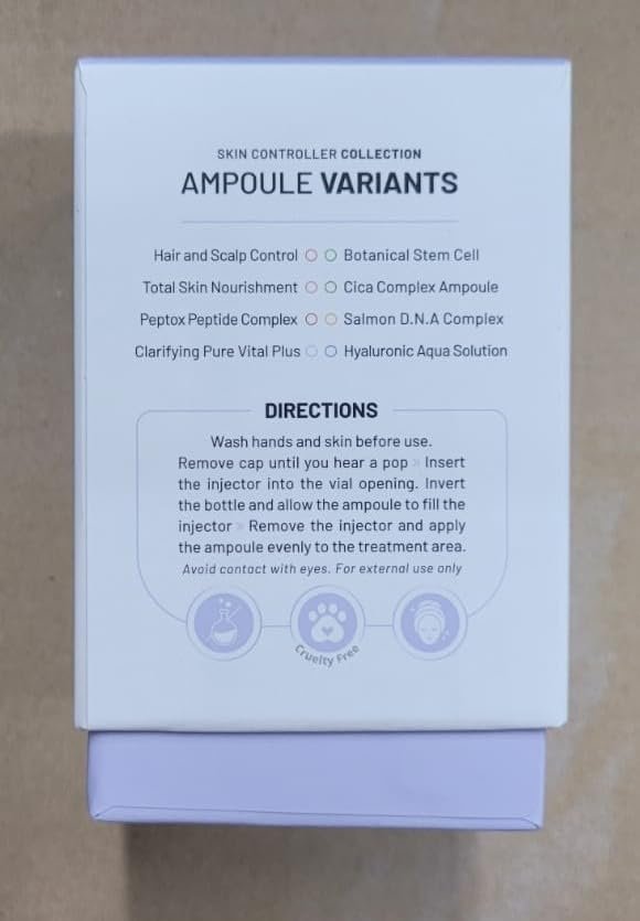 BRÜUN HY - Control Hyaluronic Aqua Solution Ampoule - Korean Face Serum Booster, 1.18 fl.oz Avelisse