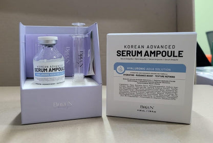 BRÜUN HY - Control Hyaluronic Aqua Solution Ampoule - Korean Face Serum Booster, 1.18 fl.oz Avelisse