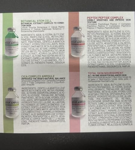 BRÜUN SC - Control Botanical Stem Cell Ampoule - Korean Serum Booster for Face and Body Skin Care, 1.18 fl.oz Avelisse