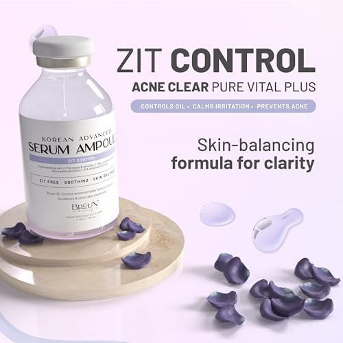 BRÜUN AC-Control Clear and Pure Vita Plus Ampoule - Micro Needling Booster for Face and Body, Korean Skin Care Serum with Derma Pen or Alone, 1.18 oz Avelisse