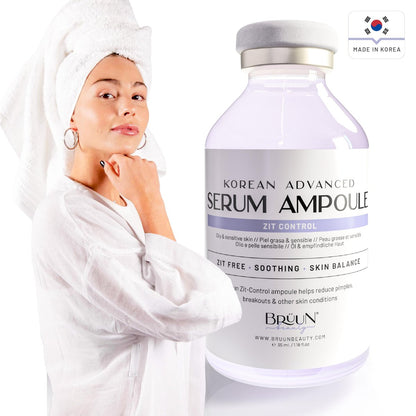 BRÜUN AC-Control Clear and Pure Vita Plus Ampoule - Micro Needling Booster for Face and Body, Korean Skin Care Serum with Derma Pen or Alone, 1.18 oz Avelisse