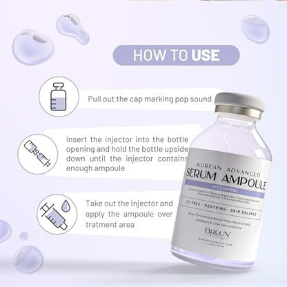 BRÜUN AC-Control Clear and Pure Vita Plus Ampoule - Micro Needling Booster for Face and Body, Korean Skin Care Serum with Derma Pen or Alone, 1.18 oz Avelisse