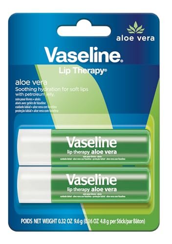 Vaseline Lip Therapy Aloe Care Twin Pack – Soothing Lip Balm for Dry, Chapped Lips - görsel 2