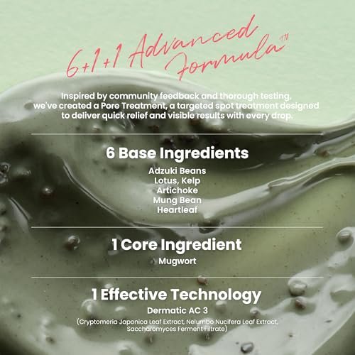 AXIS-Y Mugwort Pore Clarifying Wash Off Pack - Vegan Clay Mask for Clogged Pores, Whiteheads & Blackheads - Korean Skin Care (3.38 fl. oz.) Avelisse