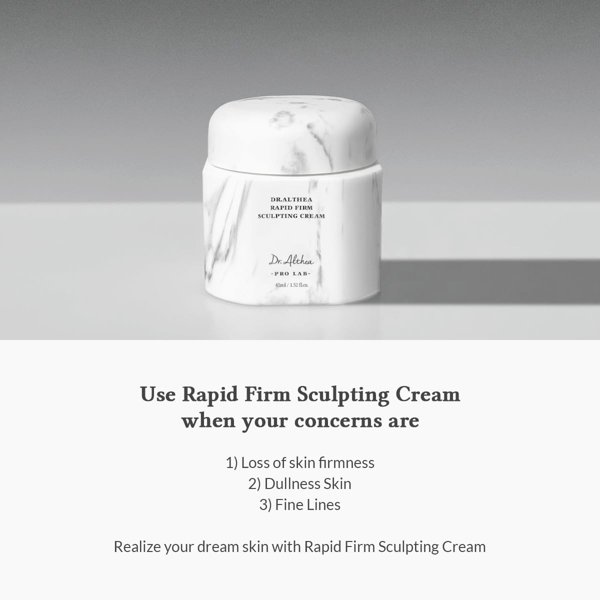 Dr.Althea Rapid Firm Sculpting Cream – Vegan Korean Repair Cream for Wrinkles, Radiance & Glass Skin (1.7 fl oz) Avelisse