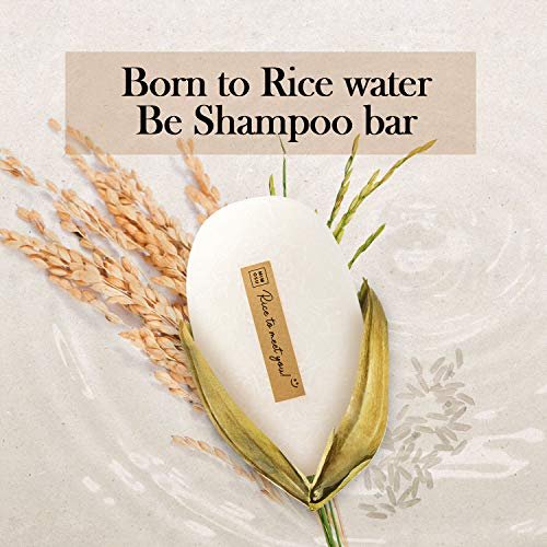 mimosu Fermented Rice Water Shampoo Bar – 2-Pack pH Balanced Unscented Solid Shampoo for Hair Growth, Nourishing, Eco-Friendly Korean Hair Care for Sensitive Scalp Avelisse
