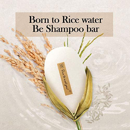 mimosu Fermented Rice Water Shampoo Bar – 2-Pack pH Balanced Unscented Solid Shampoo for Hair Growth, Nourishing, Eco-Friendly Korean Hair Care for Sensitive Scalp Avelisse