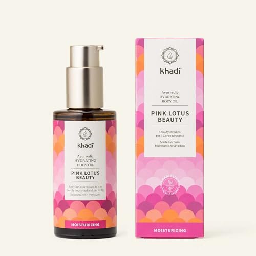 Khadi PINK LOTUS BEAUTY Ayurvedic Hydrating Body Oil – Balancing & Moisturizing Sensual Oil – 100% Plant-Based & Natural – 3.38 fl oz - görsel 3