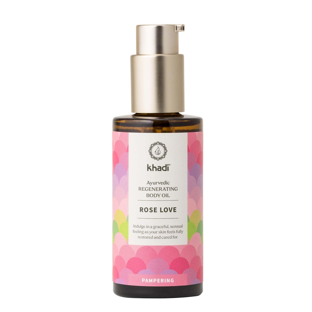KHADI ROSE LOVE Ayurvedic Regenerating Body Oil - Luxurious Plant-Based Natural Beauty Oil, 3.38 fl oz - görsel 2