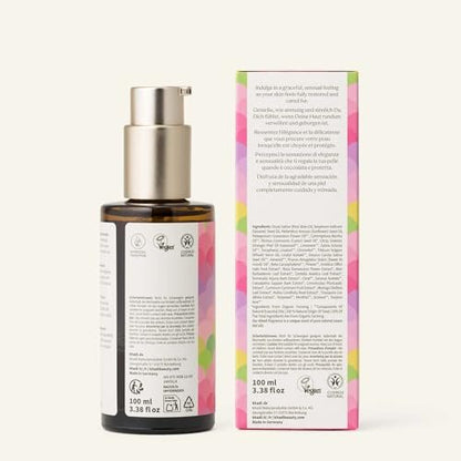 KHADI ROSE LOVE Ayurvedic Regenerating Body Oil - Luxurious Plant-Based Natural Beauty Oil, 3.38 fl oz