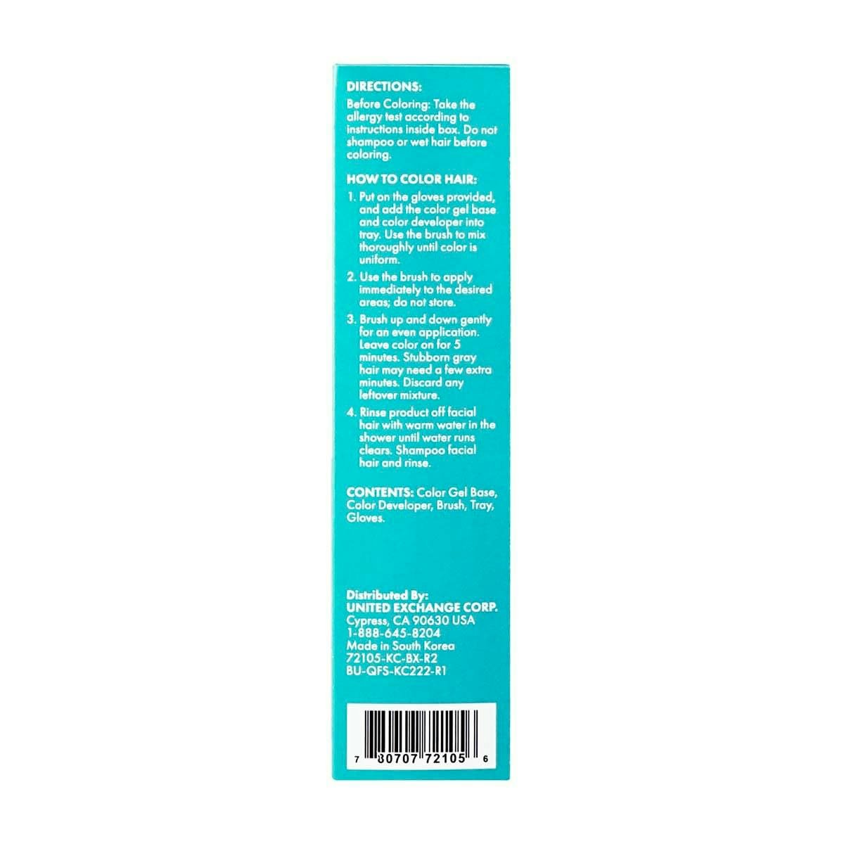 Men's Select 5 Minute Mustache & Beard Dark Brown Brush-In Facial Hair Dye - 2.8 oz - görsel 7