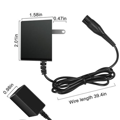 15V AC Adapter Power Supply Cord for Philips Norelco Shavers & Trimmers – Compatible with HQ8505, 7000, 5000, 3000, 9000 Series | Jewaytec
