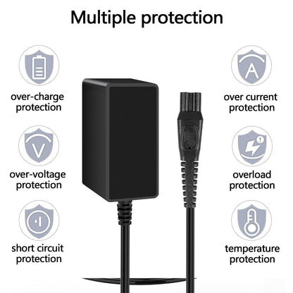 15V AC Adapter Power Supply Cord for Philips Norelco Shavers & Trimmers – Compatible with HQ8505, 7000, 5000, 3000, 9000 Series | Jewaytec