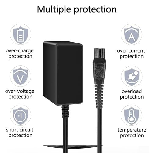 15V AC Adapter Power Supply Cord for Philips Norelco Shavers & Trimmers – Compatible with HQ8505, 7000, 5000, 3000, 9000 Series | Jewaytec - görsel 4