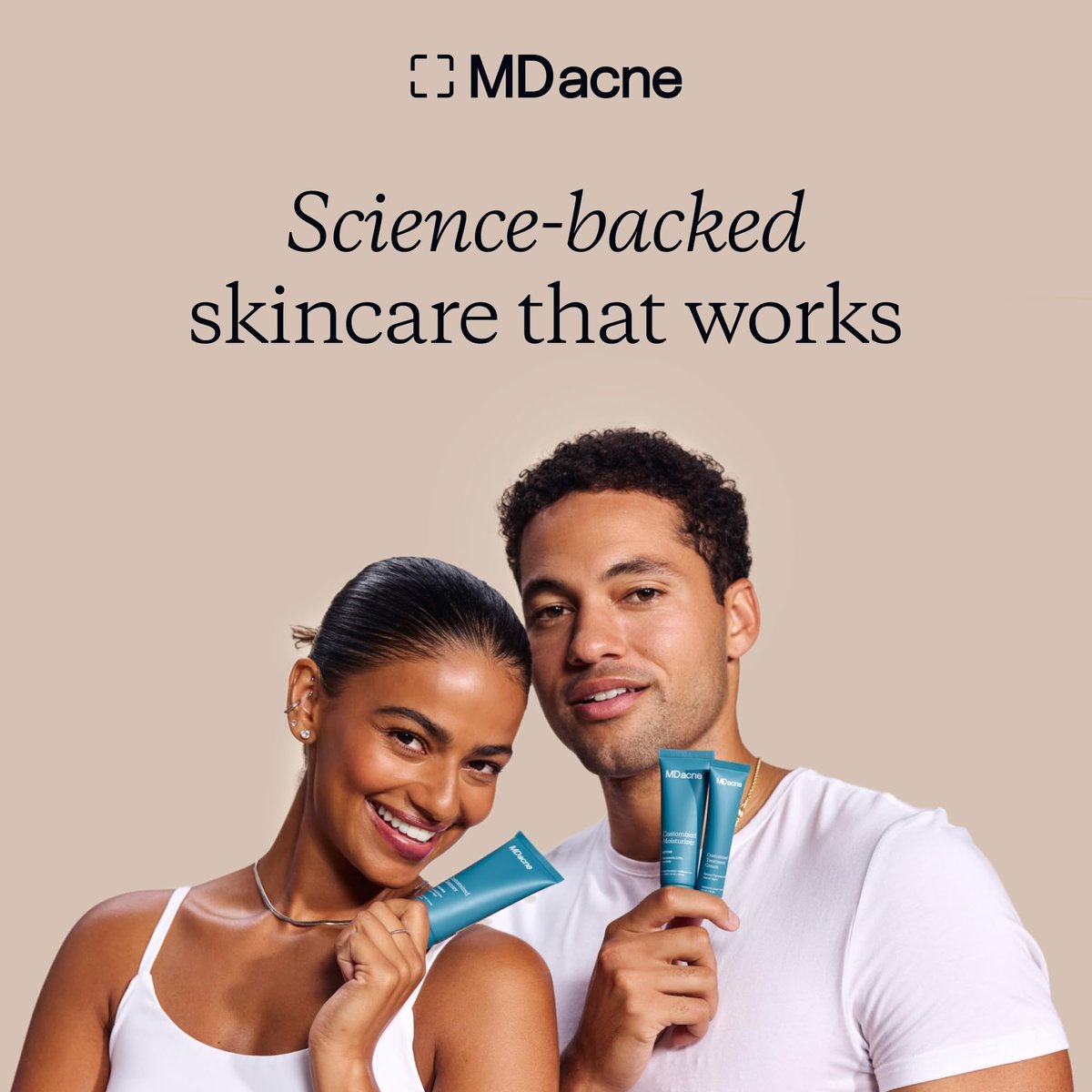 MDacne Acne Treatment - Benzoyl Peroxide Cream 5% for Sensitive Skin | Unclogs Pores & Reduces Blemishes Avelisse