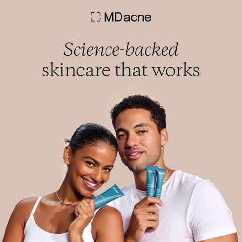 MDacne Acne Treatment - Benzoyl Peroxide Cream 5% for Sensitive Skin | Unclogs Pores & Reduces Blemishes Avelisse