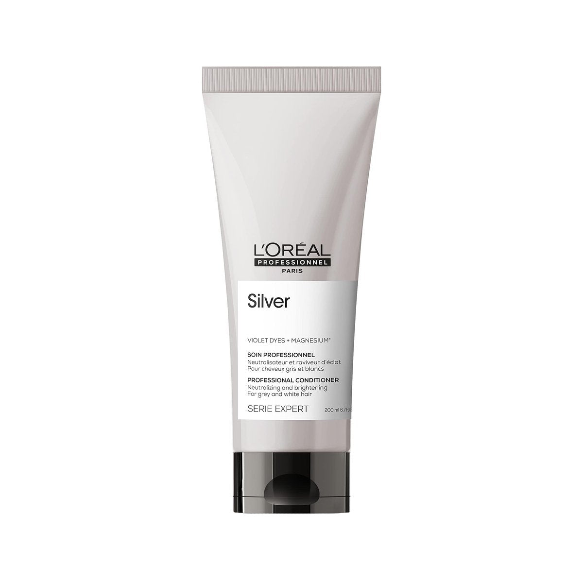 L'Oréal Professionnel Paris Color Depositing Purple Conditioner - Neutralizes Brassy & Yellow Tones for Blonde, Silver & White Hair - 6.7 Fl Oz Avelisse