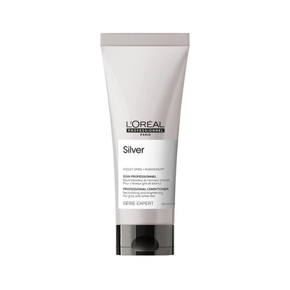 L'Oréal Professionnel Paris Color Depositing Purple Conditioner - Neutralizes Brassy & Yellow Tones for Blonde, Silver & White Hair - 6.7 Fl Oz Avelisse