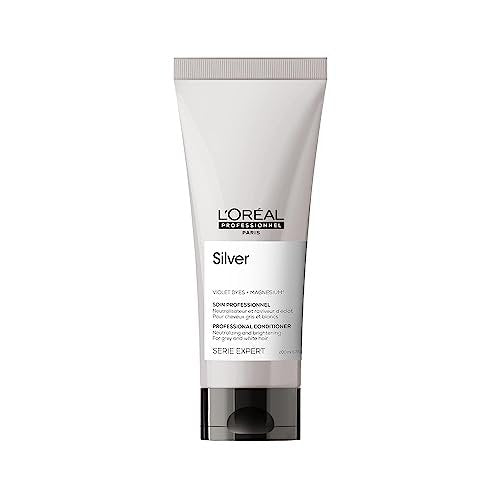 L'Oréal Professionnel Paris Color Depositing Purple Conditioner - Neutralizes Brassy & Yellow Tones for Blonde, Silver & White Hair - 6.7 Fl Oz Avelisse