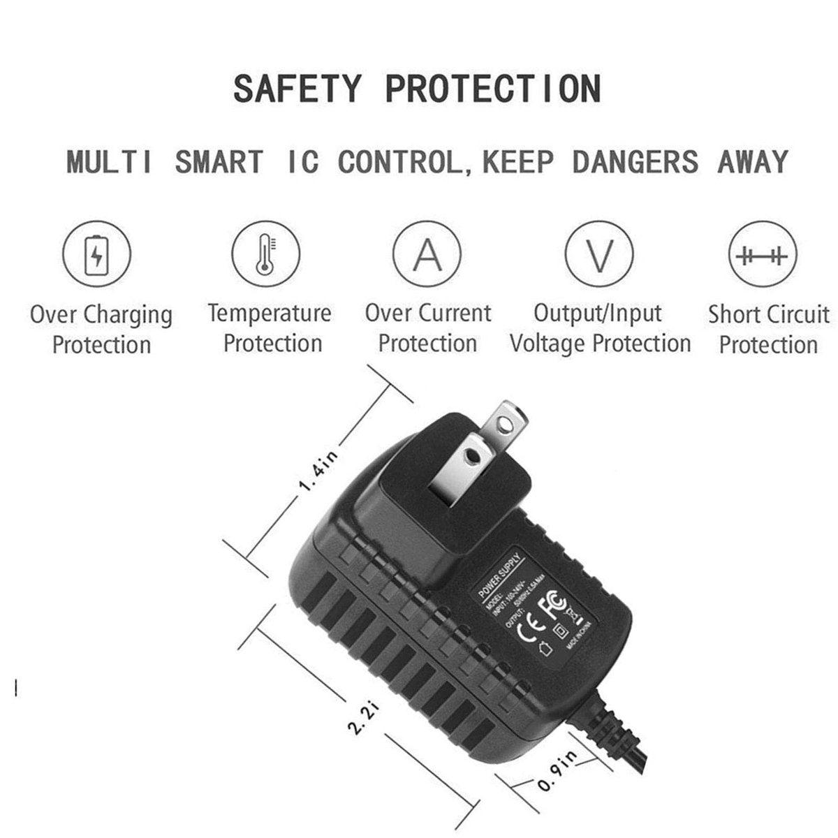 Replacement Power Charger for Panasonic Arc3, Arc4, Arc5 Shavers - AC/DC Adapter Cord for ES-LV65, ES-LA93, ES-RT51, ES-LA63, ES-LV95 and More - görsel 11