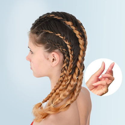 Minihope Mini Rubber Bands - 1000 Clear Elastic Hair Ties for Women & Kids, Pain-Free Fine Hair Elastics