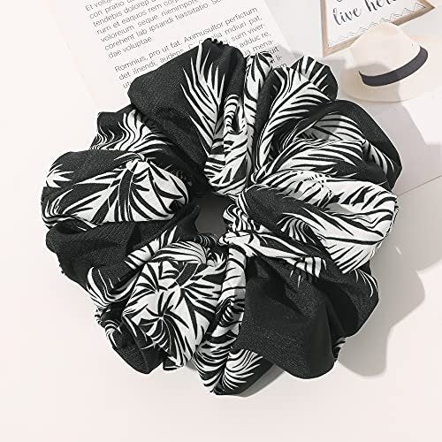 Ivyu Silk Satin Scrunchie Pack of 4 - Extra Large Jumbo Hair Ties for Thick Curly Hair - Gentle Ponytail Holders for Women - görsel 12