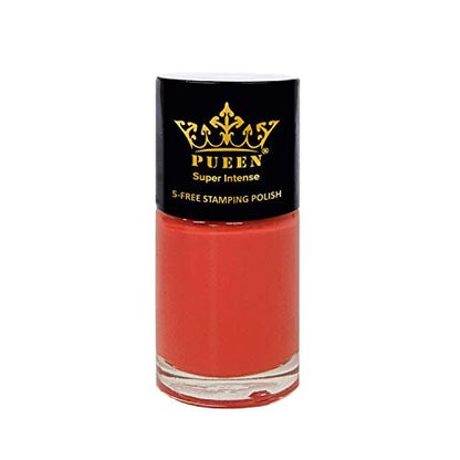 PUEEN Super Intense Nail Polish for Nail Stamping - 12ml - Candy (Pink)
