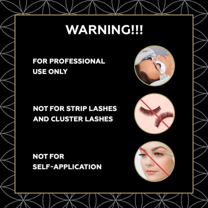 Eye Design Platinum Eye Lash Glue for Eyelash Extensions - Professional Adhesive, Super Strong Bond, 0.5-1 Sec Drying Time, 10 ml