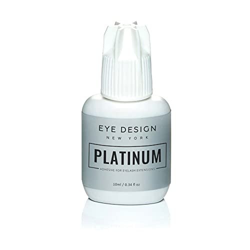 Eye Design Platinum Eye Lash Glue for Eyelash Extensions - Professional Adhesive, Super Strong Bond, 0.5-1 Sec Drying Time, 10 ml - görsel 2