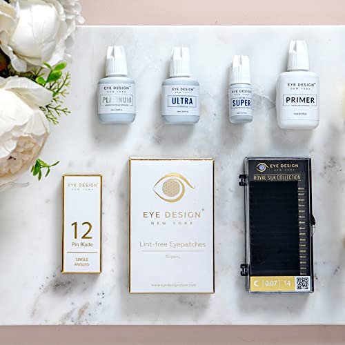 Eye Design Platinum Eye Lash Glue for Eyelash Extensions - Professional Adhesive, Super Strong Bond, 0.5-1 Sec Drying Time, 10 ml - görsel 10