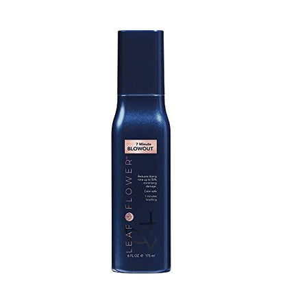Leaf & Flower 7 Minute Blowout – Fast-Drying Styling Cream for Smooth, Voluminous Hair (6 oz) Avelisse