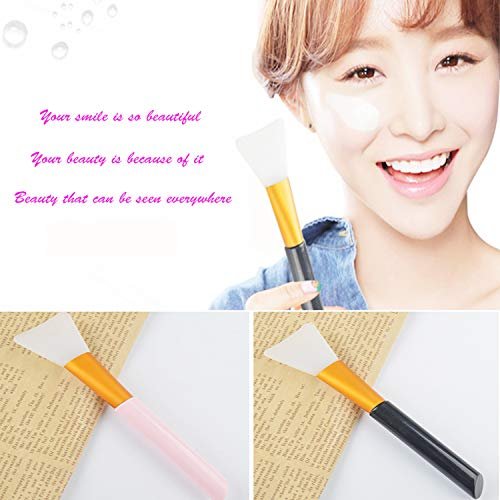 12-Pack Silicone Face Mask Brush Set - Soft Silicone Facial Mud Mask Applicator & Beauty Tool - görsel 14
