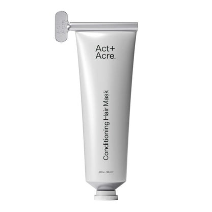 ACT+ ACRE Restorative Conditioning Hair Mask - Cold Processed Hydrating Treatment for Dry, Damaged Hair - Silicone-Free Moisturizing Mask (4.5 oz) Avelisse