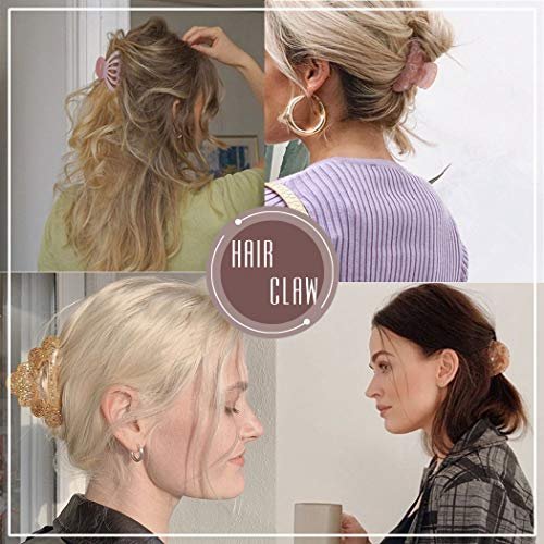 Brinie Gold Metal Hair Claw Clips – Large Acrylic Claw Clip for Thick & Thin Hair (2-Pack) - görsel 16