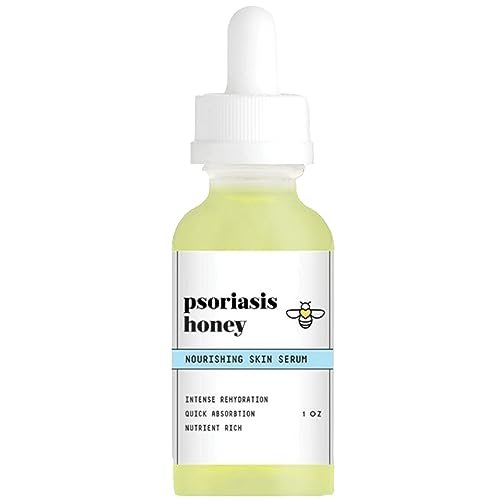 Psoriasis Honey Nourishing Scalp & Skin Serum - Dry Oil for Skin - Full Body Non Comedogenic Moisturizer Daily Dry Scalp Oil - Helps Psoriasis, Eczema, & More (1 Oz) Avelisse