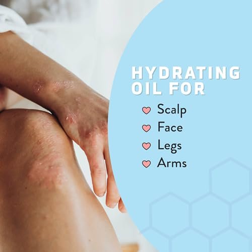 Psoriasis Honey Nourishing Scalp & Skin Serum - Dry Oil for Skin - Full Body Non Comedogenic Moisturizer Daily Dry Scalp Oil - Helps Psoriasis, Eczema, & More (1 Oz) Avelisse