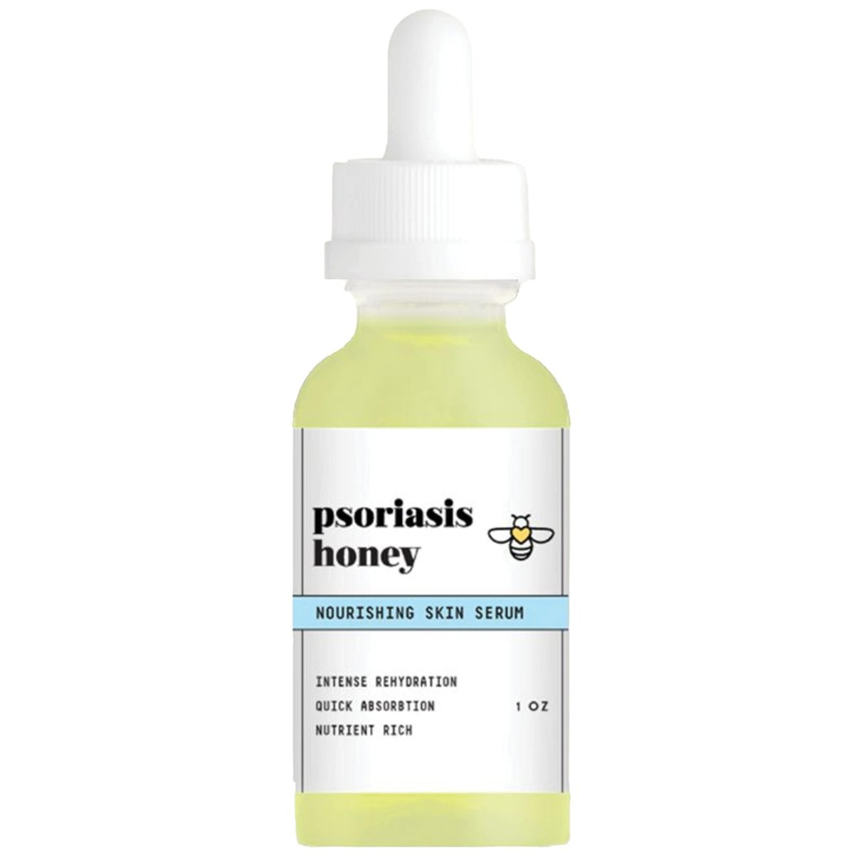 Psoriasis Honey Nourishing Scalp & Skin Serum - Dry Oil for Skin - Full Body Non Comedogenic Moisturizer Daily Dry Scalp Oil - Helps Psoriasis, Eczema, & More (1 Oz) Avelisse