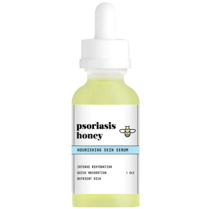 Psoriasis Honey Nourishing Scalp & Skin Serum - Dry Oil for Skin - Full Body Non Comedogenic Moisturizer Daily Dry Scalp Oil - Helps Psoriasis, Eczema, & More (1 Oz) Avelisse