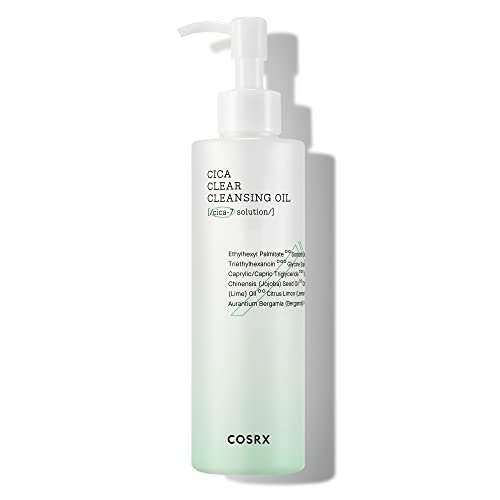 COSRX Pure Fit Cica Cleansing Oil - Lightweight Centella Cleansing Oil for Sensitive Skin, 6.76 fl oz (200ml) Avelisse