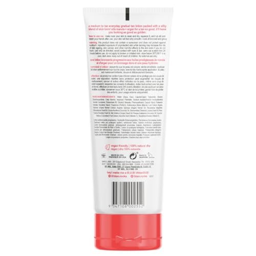 b.tan Medium Gradual Self Tanning Lotion - Everyday Glow with Marula & Argan Oil, Vegan & Cruelty Free, 236ml - görsel 4