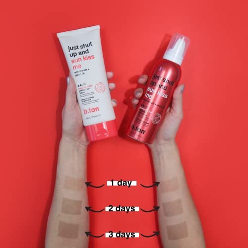 b.tan Medium Gradual Self Tanning Lotion - Everyday Glow with Marula & Argan Oil, Vegan & Cruelty Free, 236ml - görsel 10