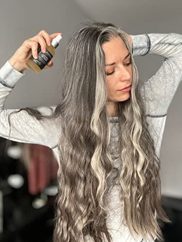Kerotin Hair Thickening Spray with Keratin – Volumizing Mist for Fine & Thin Hair, Heat Protectant, Repair & Diameter Booster, Natural, Sulfate & Cruelty Free, Made in USA (4 oz) Avelisse