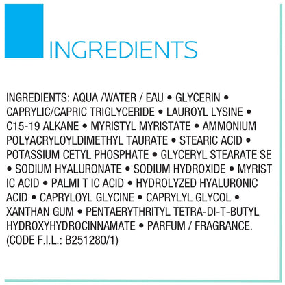 La Roche-Posay Hydraphase HA Light Face Moisturizer with Hyaluronic Acid, 72HR Hydration, Oil Free & Non-Comedogenic, 1.69 fl. oz.